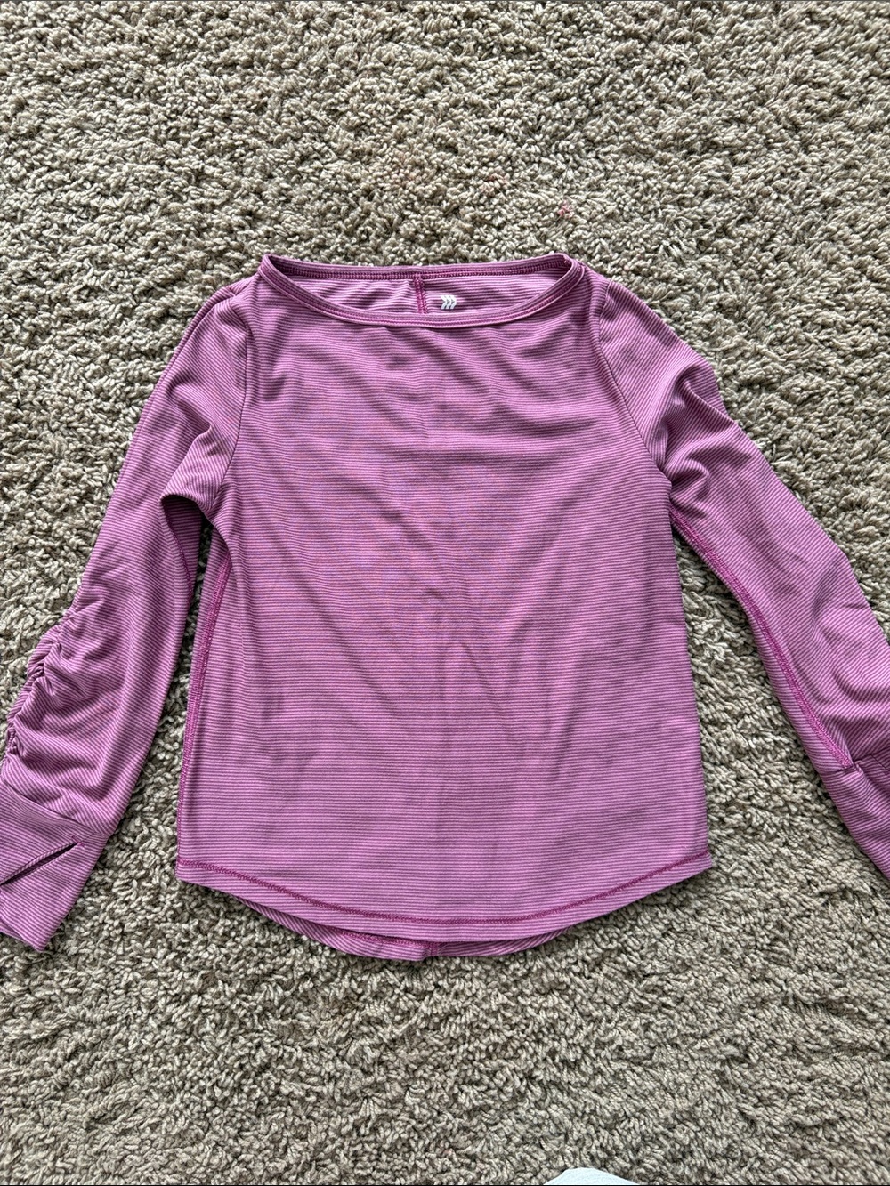all in motion Mauve Pink Long Sleeve Ribbed Tee